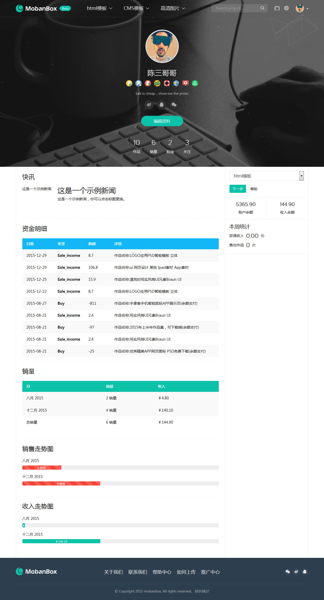 德米拉图片素材数字交易网站源码模板下载源码整站系统+手机端10