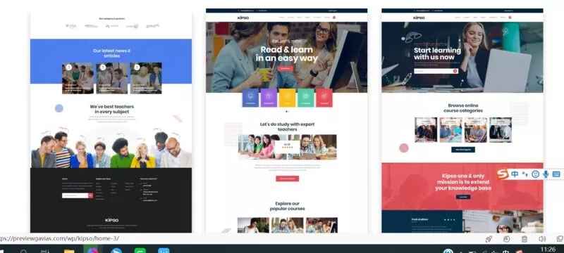 <a href=https://www.xiaba.cc/tags/WordPress/ target=_blank class=infotextkey>WordPress</a>主题Kipso培训教育LMS网站英文版插图1
