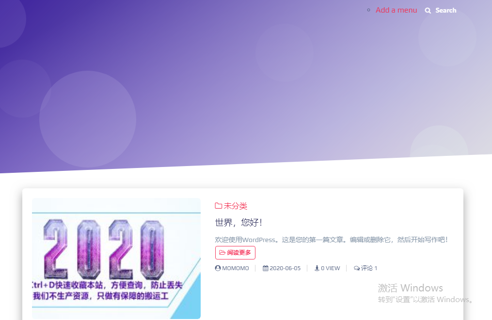 已测试，洛丽喵 1.6版本<a href=https://www.xiaba.cc/tags/WordPress/ target=_blank class=infotextkey>WordPress</a>主题 lolimeow响应式个人博客主题模板插图1