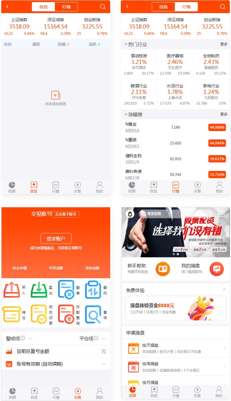PHP配资系统源码 策略买点,策略A股系统,完美运行